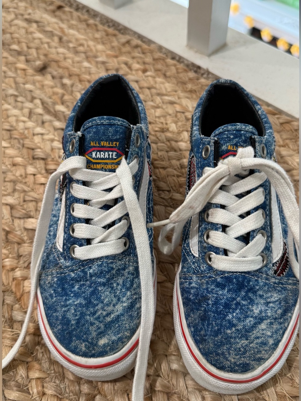 Vans Kids Cobra Kai Lace-Up Sneakers with White Laces